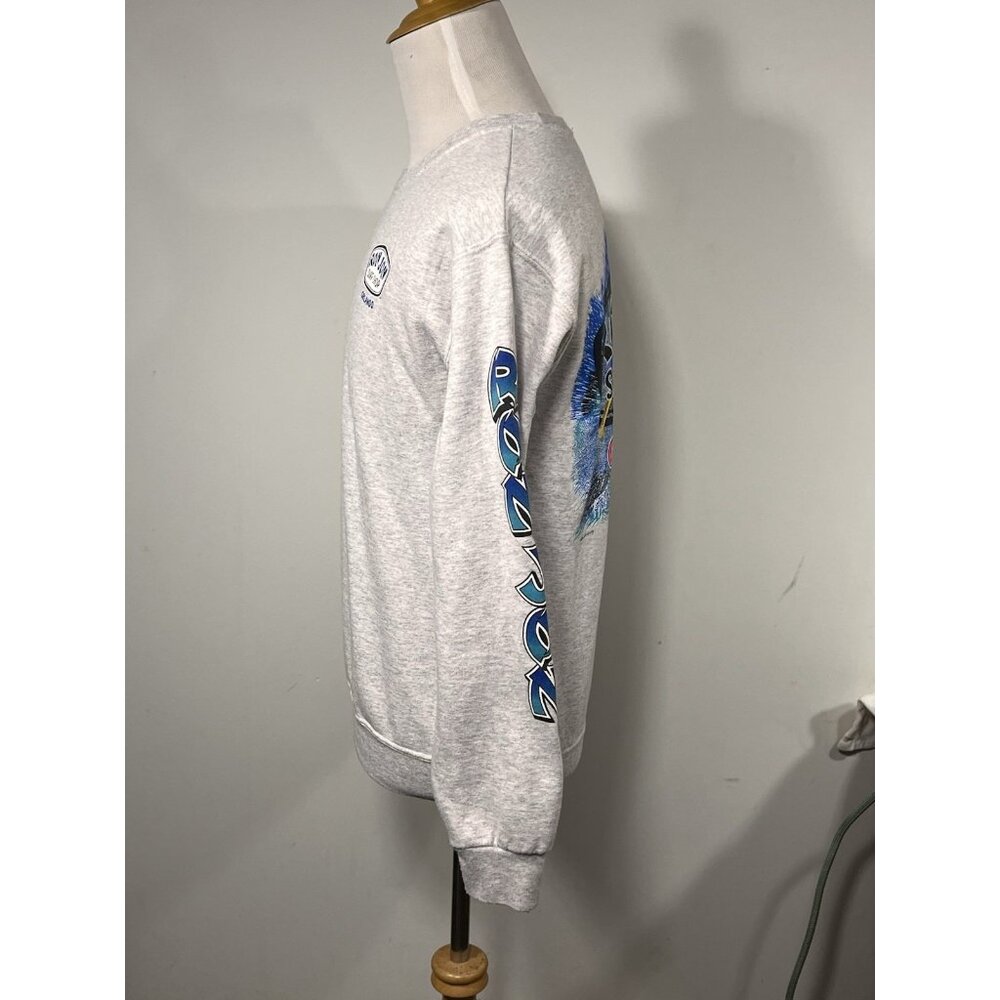 Women’s Sz Medium Ron Jon Surf Shop Sweatshirt Orlando Florida All Over Graphics - Picture 5 of 16